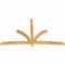 Ekena Millwork Davenport Rough Sawn Timber Gable Bracket, Western Red Cedar, 108"W x 63"H x 4"D x 4"F, 14/12 Pitch GBW108X63X0404DAV00RWR - alternate 2